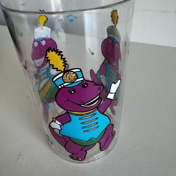Vintage Barney Kids Plastic Cup 1992 The Lyons Group - Picture 5 of 9